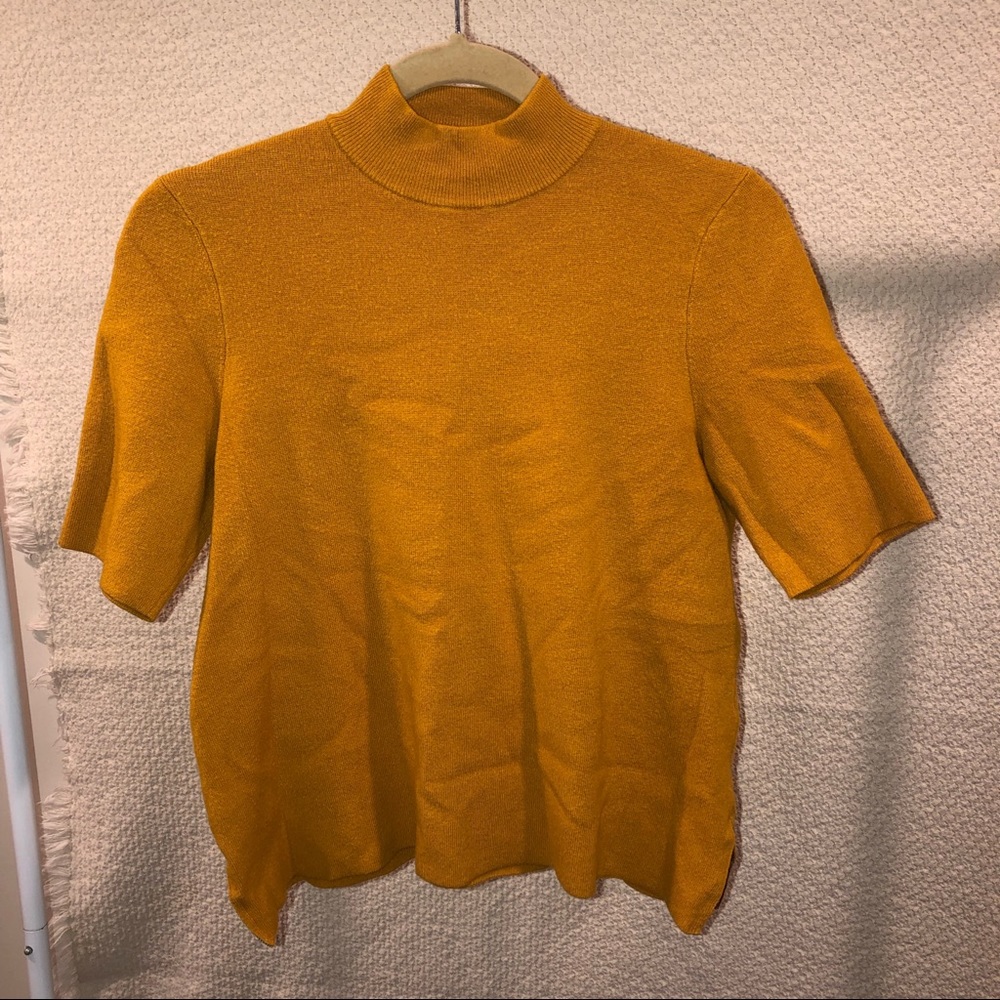 Anthropologie Mock Neck Sweater Shirt
